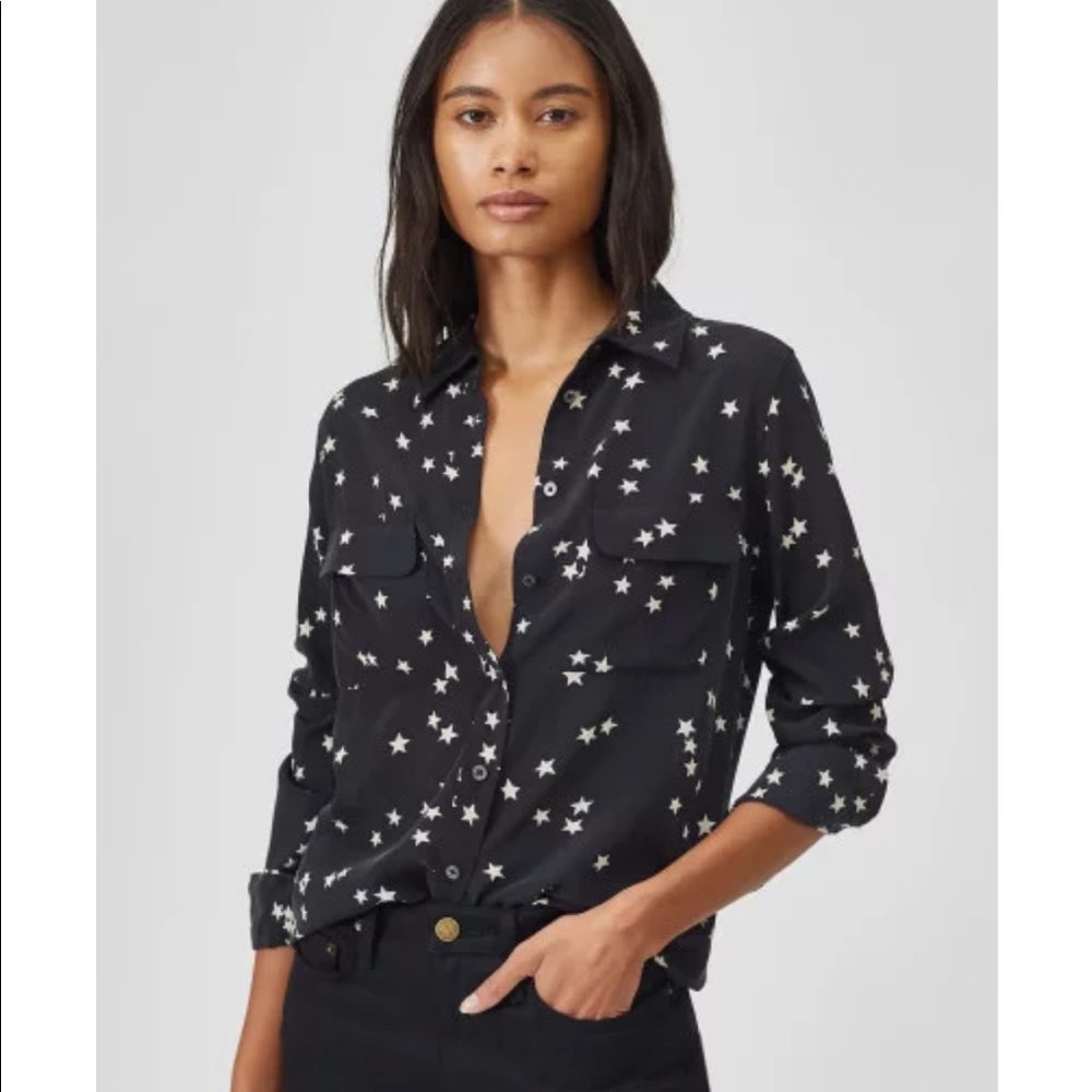 Equipment Silk Signature Shirt New With Tag